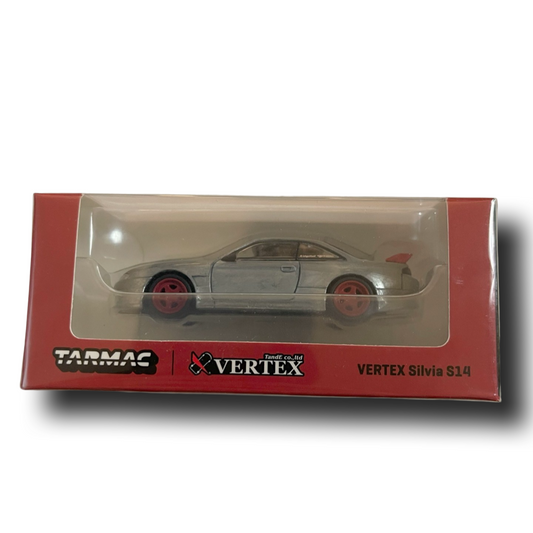 Tarmac Works 1:64 Vertex Silvia S14 Red - Global64 *CHASE*