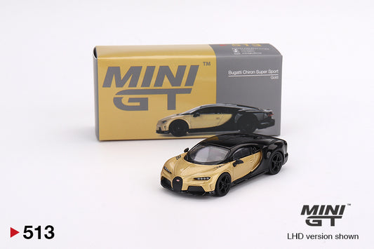 MiniGT 1:64 Bugatti Chiron Super Sport Gold – MiJo Exclusive #513