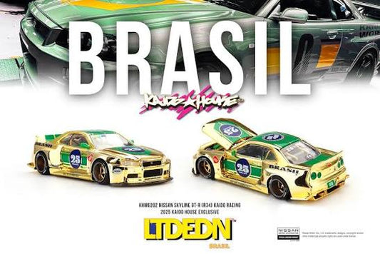 Kaido House 1:64 Nissan Skyline GT-R (R34) Kaido Racing 2025 Kaido House Exclusive - KHMG204