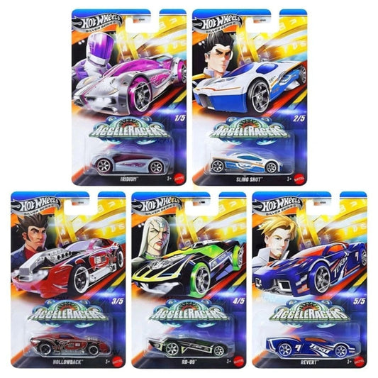 Hot Wheels 1:64 2025 Silver Series Acceleracers Set Of 5