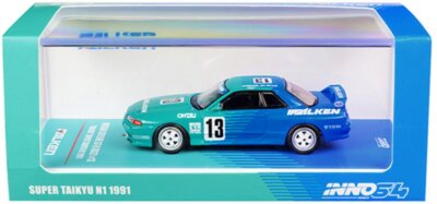 Inno64 1:64 Nissan Skyline GT-R (R32) #13 Falken Super Taikyu N1 1991