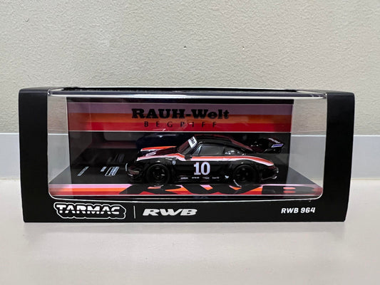 Tarmac Works 1:64 RWB Porsche 964 - Black #10 Thailand Special Edition