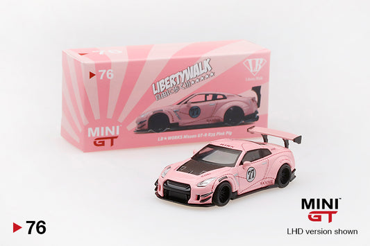 MiniGT LB Works Nissan GT-R (R35) Pink Pig MiJo Exclusive #76