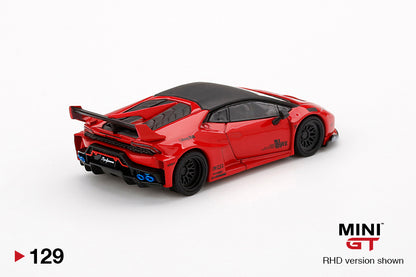 MiniGT LB Works Lamborghini Huracan GT Rosso Mars MiJo Exclusive #129