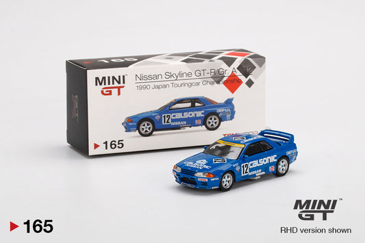 MiniGT 1:64 Nissan Skyline GT-R (R32) Gr. A #12 Calsonic 1990 - MiJo Exclusive #165