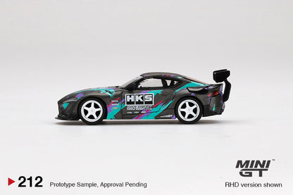 MiniGT LB Works Toyota Gr Supra HKS 2019 SEMA Presentation MiJo Exclusive #212