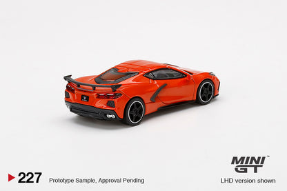 MiniGT 1:64 Chevrolet Corvette Stingray Sebring Orange Tintcoat - MiJo Exclusive #227