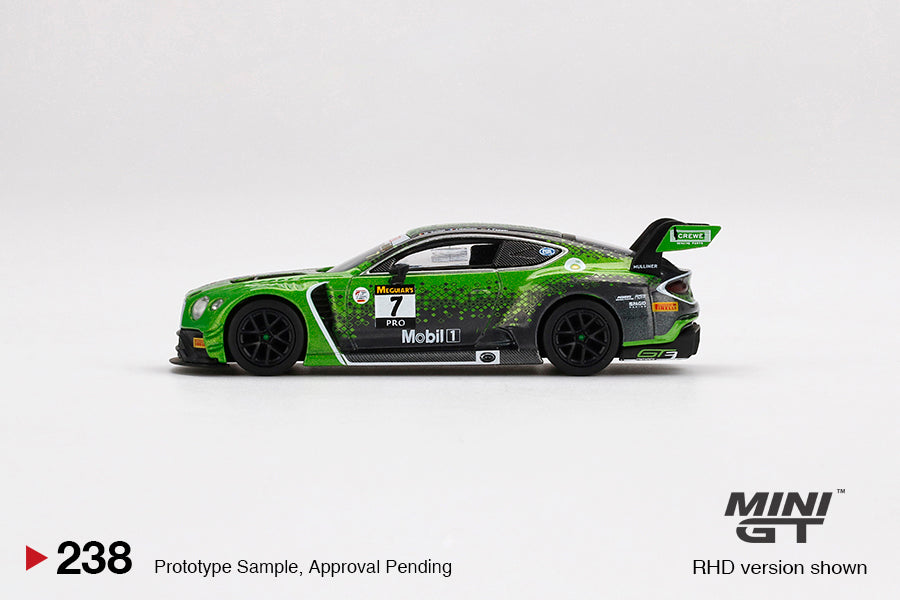 MiniGT 1:64 Bentley Continental GT3 #7 2020 Liqui-Moly Bathurst 12 Hrs Winner MiJo Exclusive #238