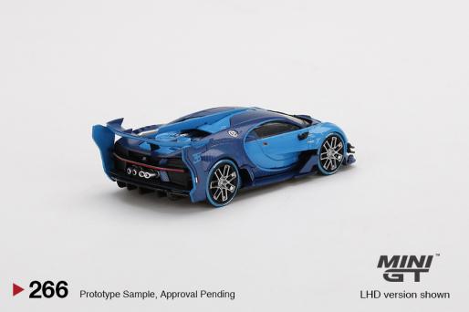 MiniGT Bugatti Vision Gran Turismo Light Blue MiJo Exclusive #266