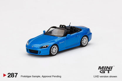 MiniGT Honda S2000 (AP2) Laguna Blue Pearl MiJo Exclusive #287