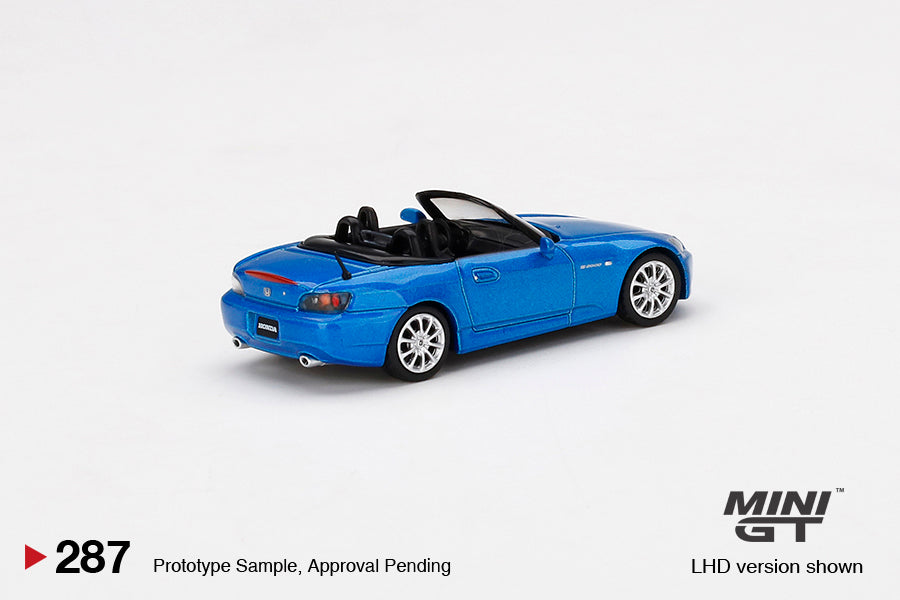 MiniGT Honda S2000 (AP2) Laguna Blue Pearl MiJo Exclusive #287