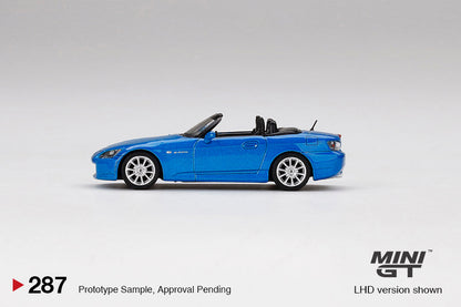 MiniGT Honda S2000 (AP2) Laguna Blue Pearl MiJo Exclusive #287