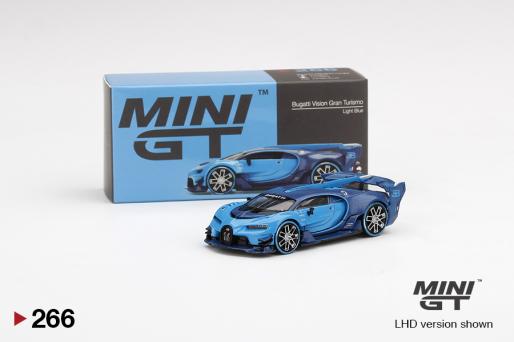 MiniGT Bugatti Vision Gran Turismo Light Blue MiJo Exclusive #266