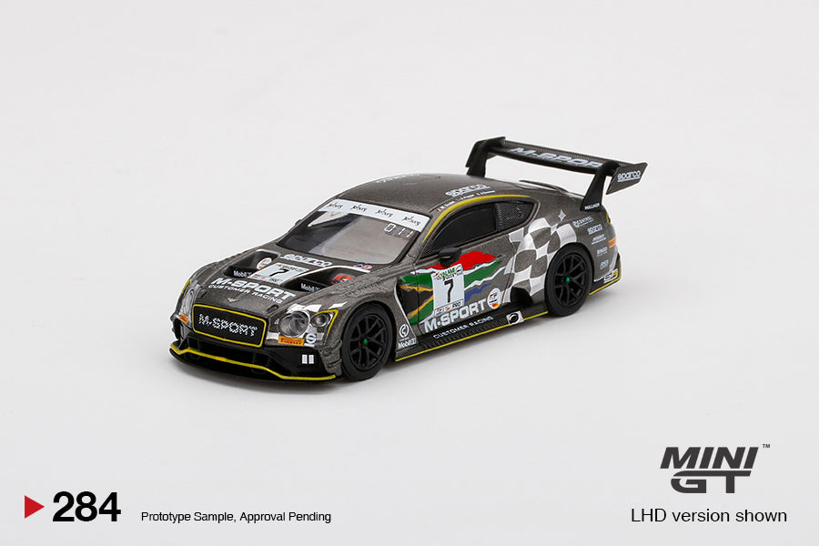 MiniGT 1:64 Bentley Continental GT3 #7 2020 Intercontinental GT Challenge Kyalami 9 Hrs MiJo Exclusive #284