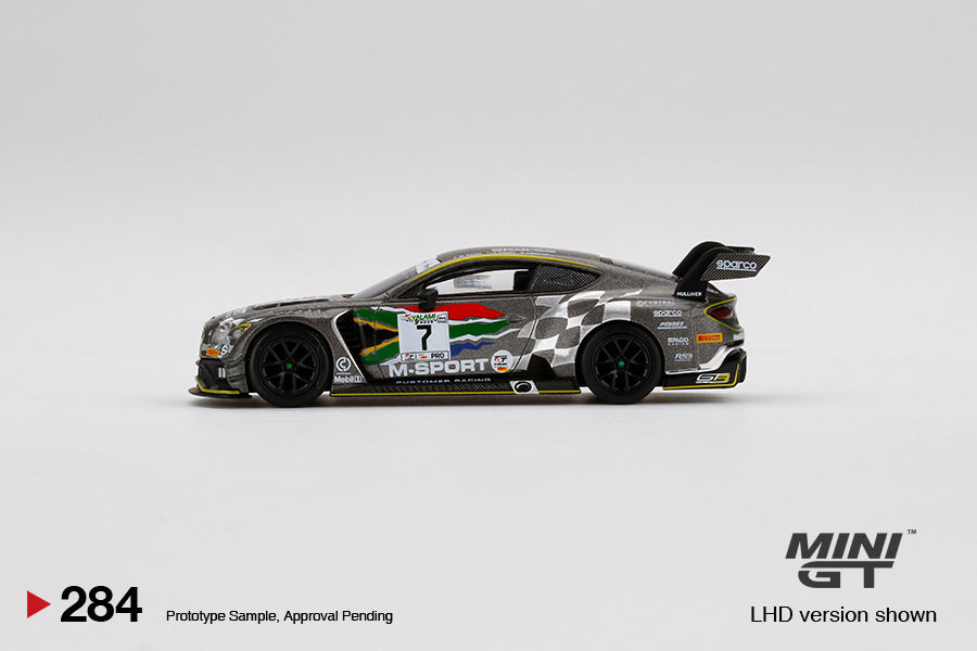 MiniGT 1:64 Bentley Continental GT3 #7 2020 Intercontinental GT Challenge Kyalami 9 Hrs MiJo Exclusive #284