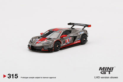 MiniGT 1:64 Chevrolet Corvette C8.R #3 Corvette Racing 2021 IMSA Sebring 12 Hrs - MiJo Exclusive #315