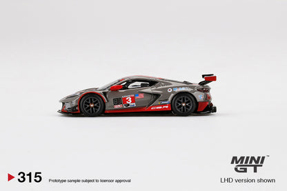 MiniGT 1:64 Chevrolet Corvette C8.R #3 Corvette Racing 2021 IMSA Sebring 12 Hrs - MiJo Exclusive #315