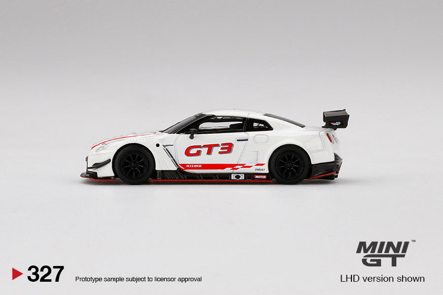 MiniGT Nissan GT-R Nismo GT3 2018 Presentation MiJo Exclusive #327