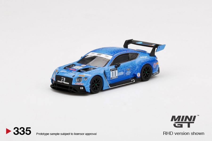 MiniGT 1:64 Bentley Continental GT3 #11 Team Parker 2020 24HRS Of Spa MiJo Exclusive #335