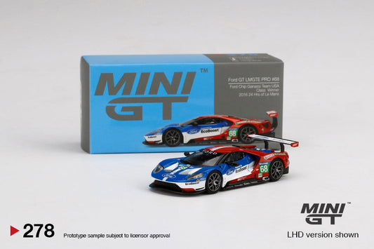MiniGT Ford GT LMGTE PRO #68 2016 24 Hrs of Le Mans Class Winner MiJo Exclusive #278