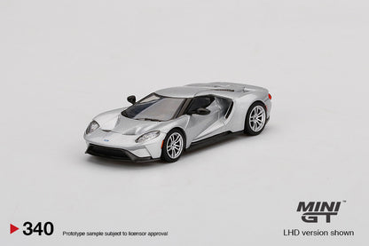 MiniGT Ford GT Ingot Silver MiJo Exclusive #340