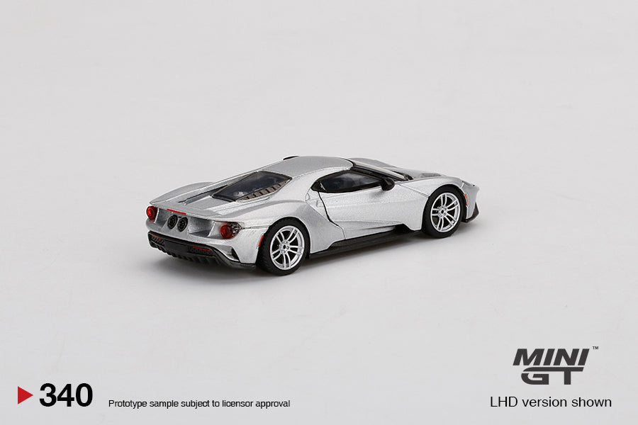 MiniGT Ford GT Ingot Silver MiJo Exclusive #340