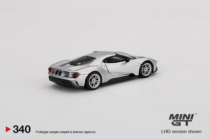 MiniGT Ford GT Ingot Silver MiJo Exclusive #340