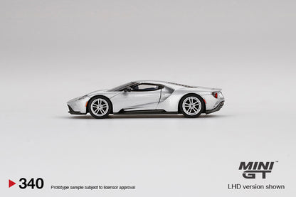 MiniGT Ford GT Ingot Silver MiJo Exclusive #340