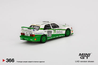 MiniGT 1:64 Mercedes-Benz 190E 2.5 16 Evolution II 1991 DTM Zakspeed #20 Michael Schumacher - MiJo Exclusive #366