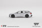 MiniGT 1:64 Audi RS 6 Avant Carbon Black Edition Florett Silver MiJo Exclusive #372