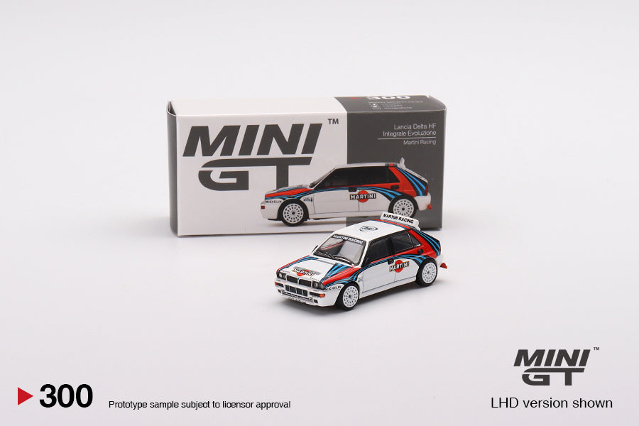 MiniGT Lancia Delta HF Integrale Evoluzione Martini Racing MiJo Exclusive #300