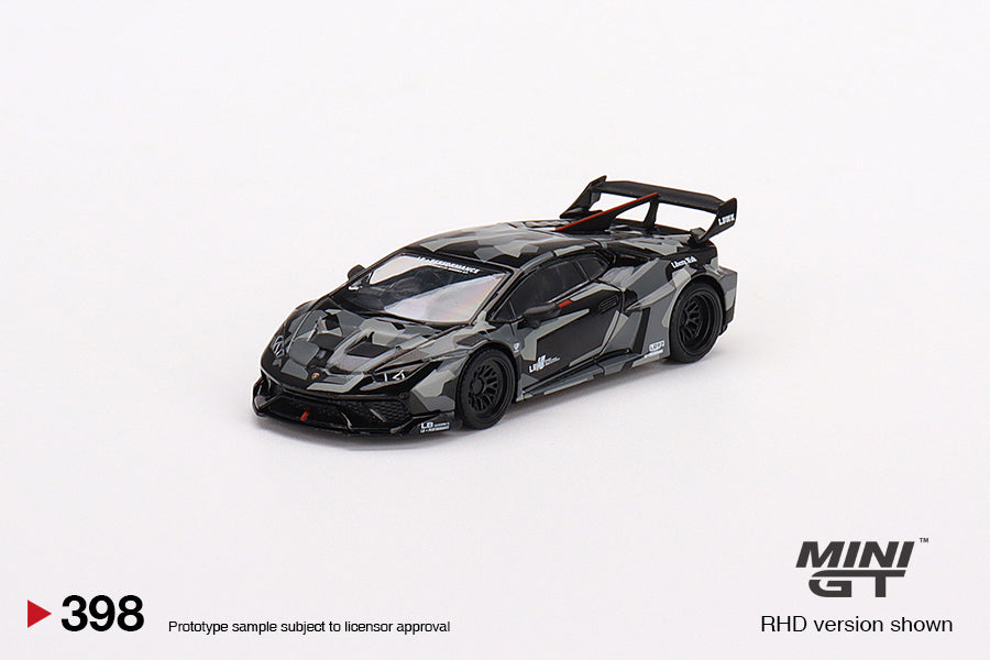 MiniGT 1:64 LB Works Lamborghini Huracán GT Digital Camouflage MiJo Exclusive #398