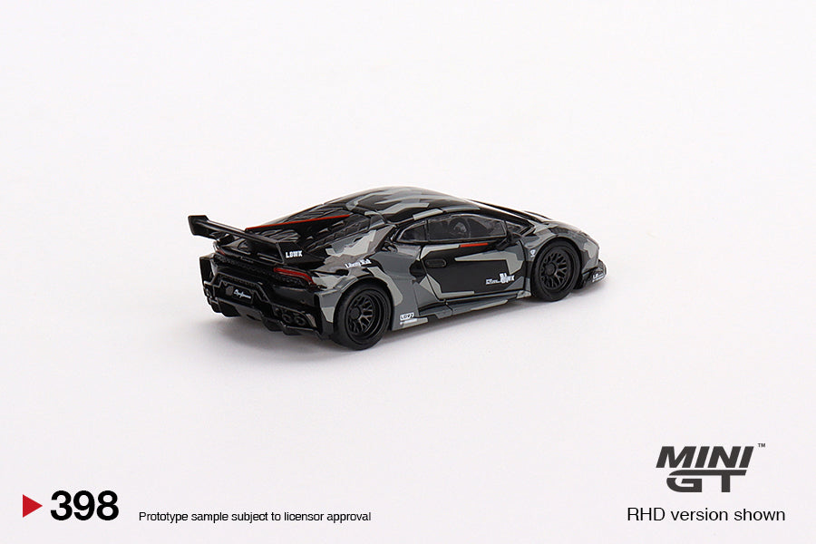 MiniGT 1:64 LB Works Lamborghini Huracán GT Digital Camouflage MiJo Exclusive #398