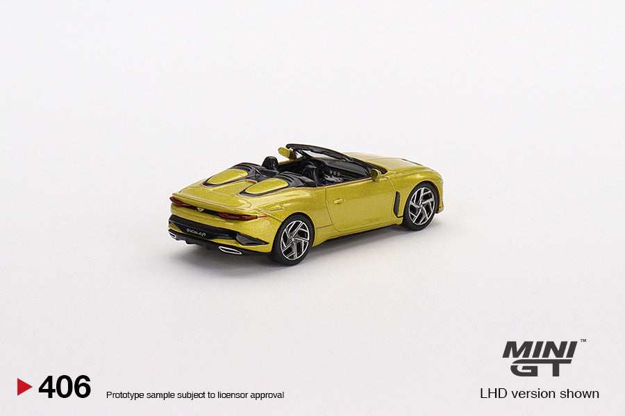 MiniGT 1:64 Bentley Mulliner Bacalar Yellow Flame MiJo Exclusive #406