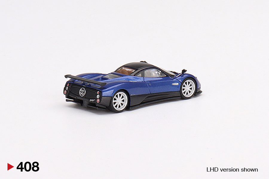 MiniGT 1:64 Pagani Zonda F Blu Argentina MiJo Exclusive #408