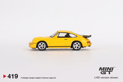 MiniGT 1:64 Porsche RUF CTR 1987 Blossom Yellow - MiJo Exclusive #419