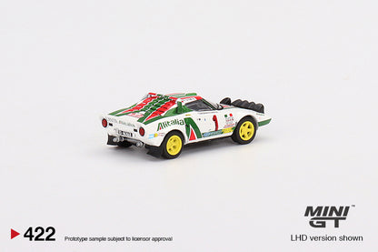 MiniGT 1:64 Lancia Stratos HF 1977 Rally MonteCarlo Winner #1 – MiJo Exclusive #422