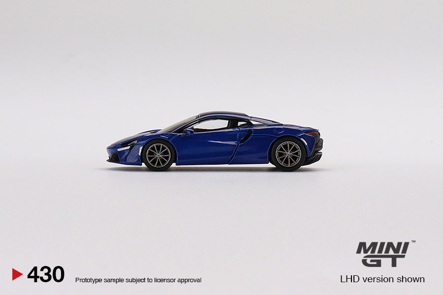 MiniGT 1:64 McLaren Artura Volcano Blue - MiJo Exclusive #430