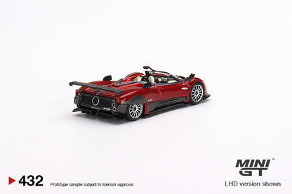 MiniGT 1:64 Pagani Zonda HP Barchetta Rosso Dubai - MiJo Exclusive #432