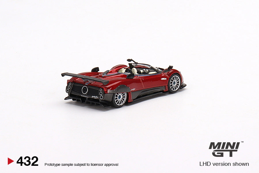 MiniGT 1:64 Pagani Zonda HP Barchetta Rosso Dubai - MiJo Exclusive #432