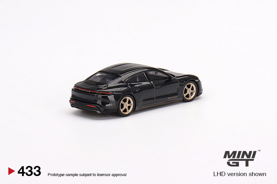 MiniGT 1:64 Porsche Taycan Turbo S Volcano Grey Metallic - MiJo Exclusive #433