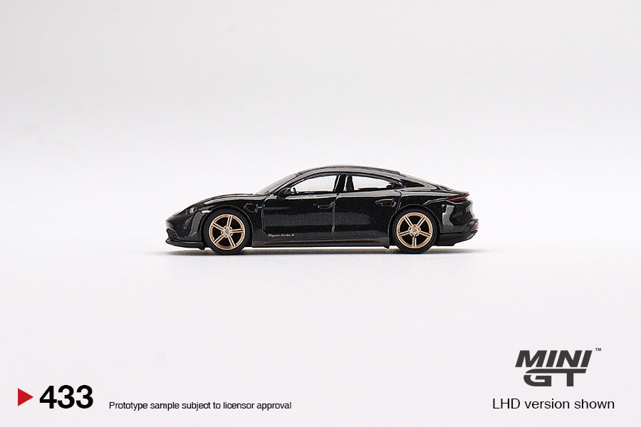 MiniGT 1:64 Porsche Taycan Turbo S Volcano Grey Metallic - MiJo Exclusive #433