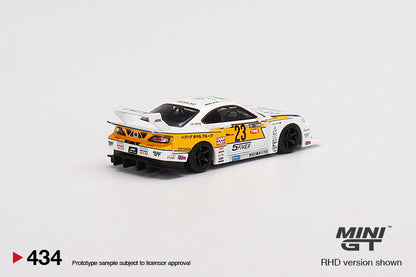 MiniGT 1:64 LB Super Silhouette Nissan S15 Silvia #23 2021 Formula Drift Japan - MiJo Exclusive #434