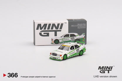 MiniGT 1:64 Mercedes-Benz 190E 2.5 16 Evolution II 1991 DTM Zakspeed #20 Michael Schumacher - MiJo Exclusive #366