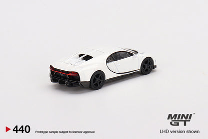 MiniGT 1:64 Bugatti Chiron Super Sport White – MiJo Exclusive #440