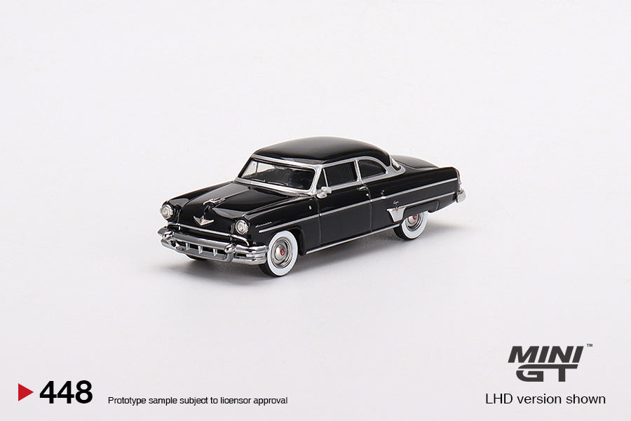 MiniGT 1:64 1954 Lincoln Capri Black – MiJo Exclusive #448