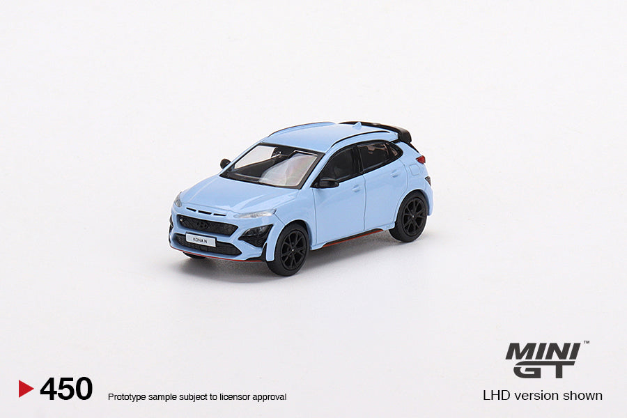 MiniGT 1:64 Hyundai KONA N Performance Blue - MiJo Exclusive #450