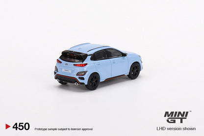 MiniGT 1:64 Hyundai KONA N Performance Blue - MiJo Exclusive #450