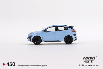 MiniGT 1:64 Hyundai KONA N Performance Blue - MiJo Exclusive #450