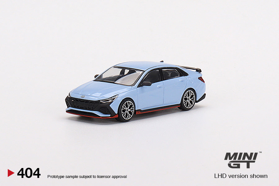 MiniGT 1:64 Hyundai Elantra N Performance Blue - MiJo Exclusive #404